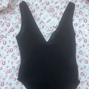 Zara Bodysuit sheer.